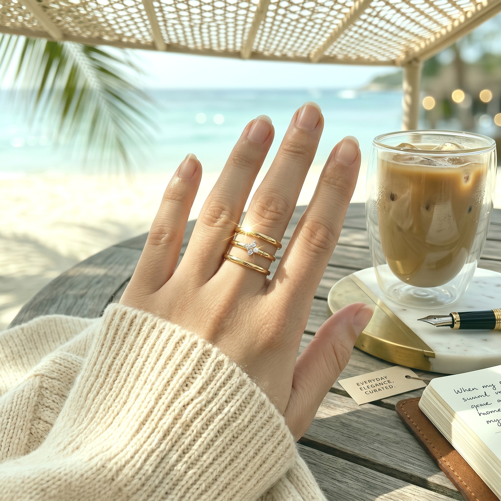 Bague Élodria | Acier inoxydable 316L