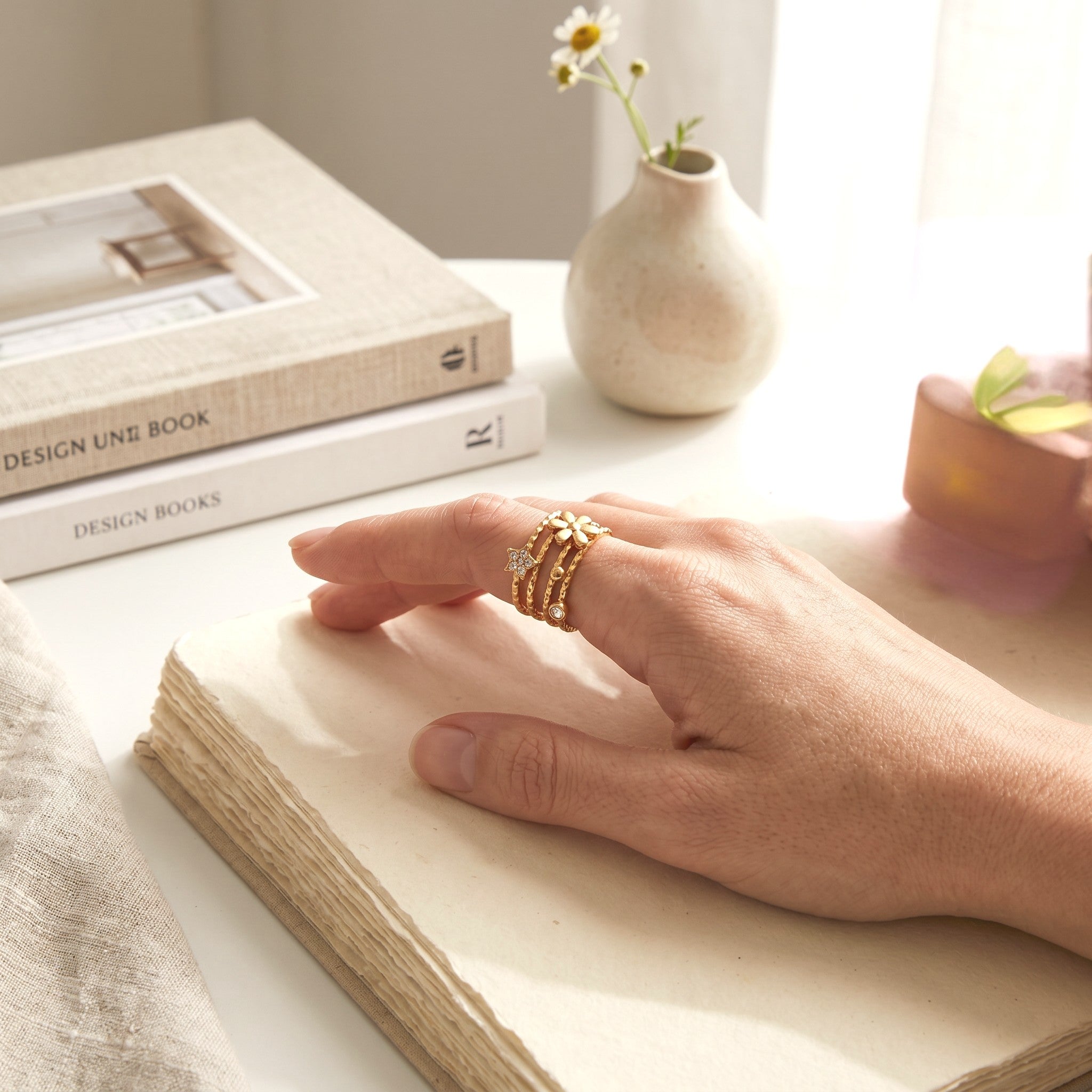 Bague Floriane | Acier inoxydable 316L