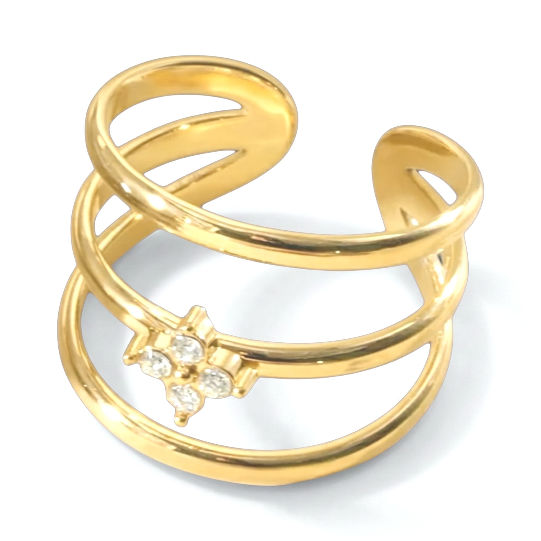 Bague Élodria | Acier inoxydable 316L