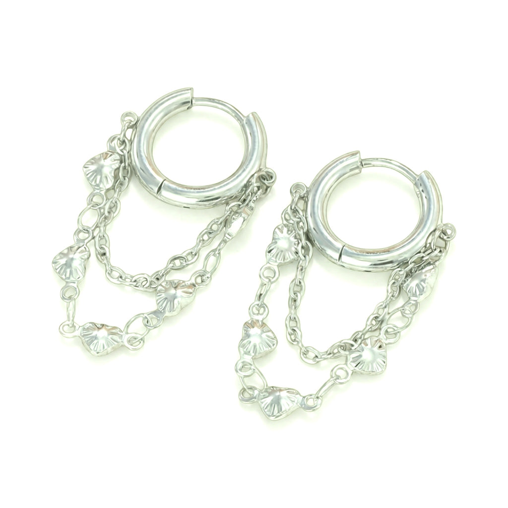 Boucles d'oreilles Zéphira | Acier inoxydable 316L