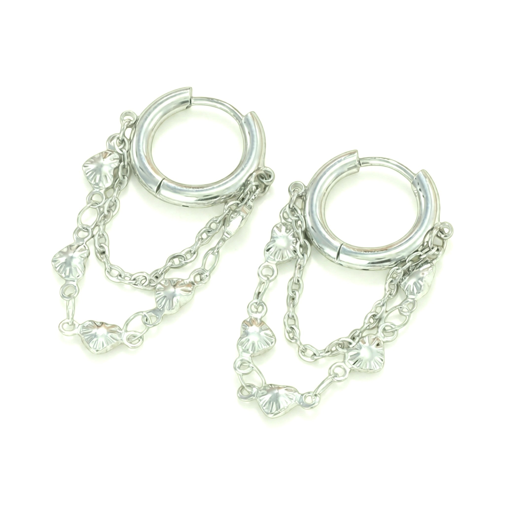 Boucles d'oreilles Zéphira | Acier inoxydable 316L