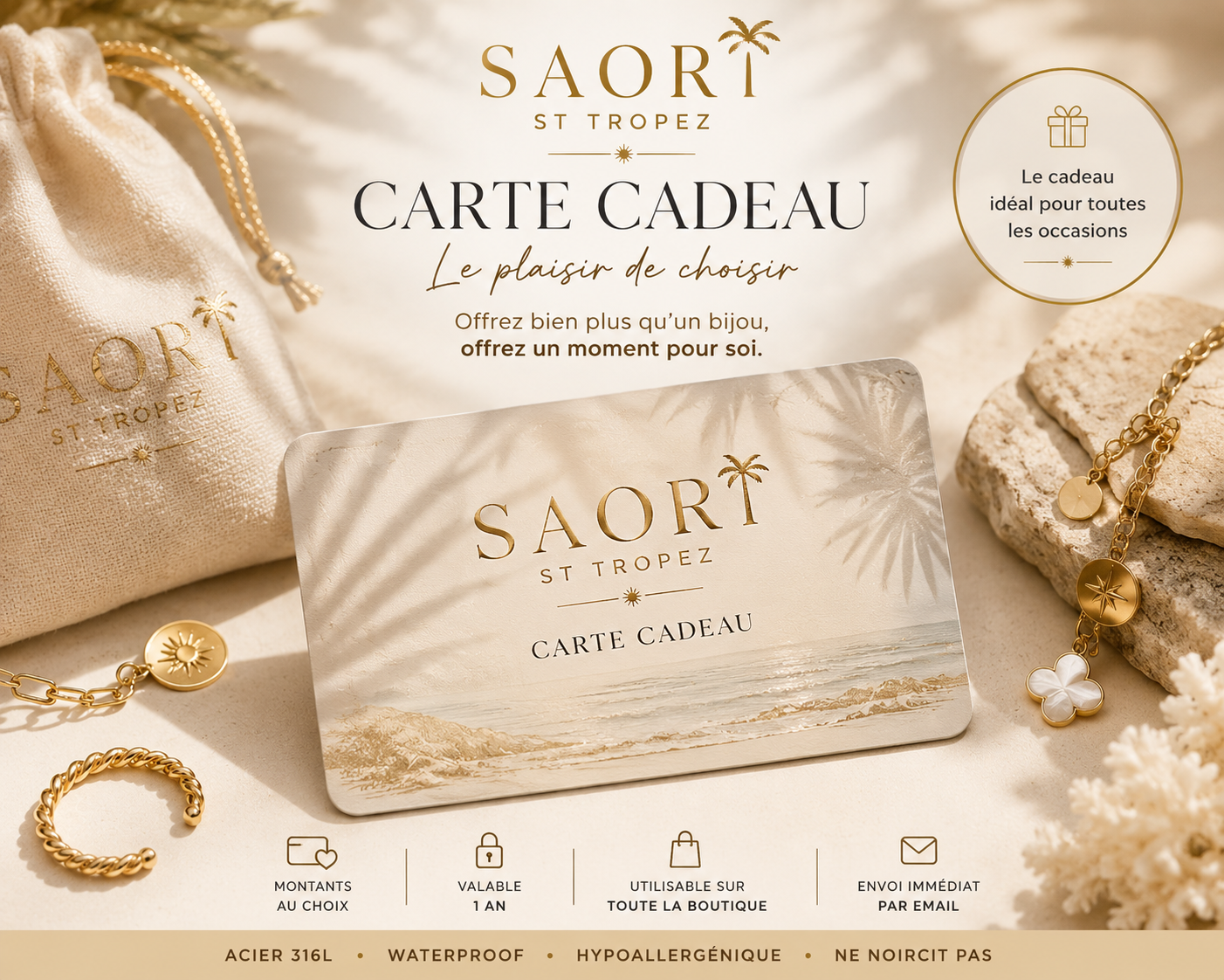 Carte Cadeau Saori