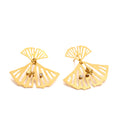 Boucles d'oreilles Éventail | Acier inoxydable 316L
