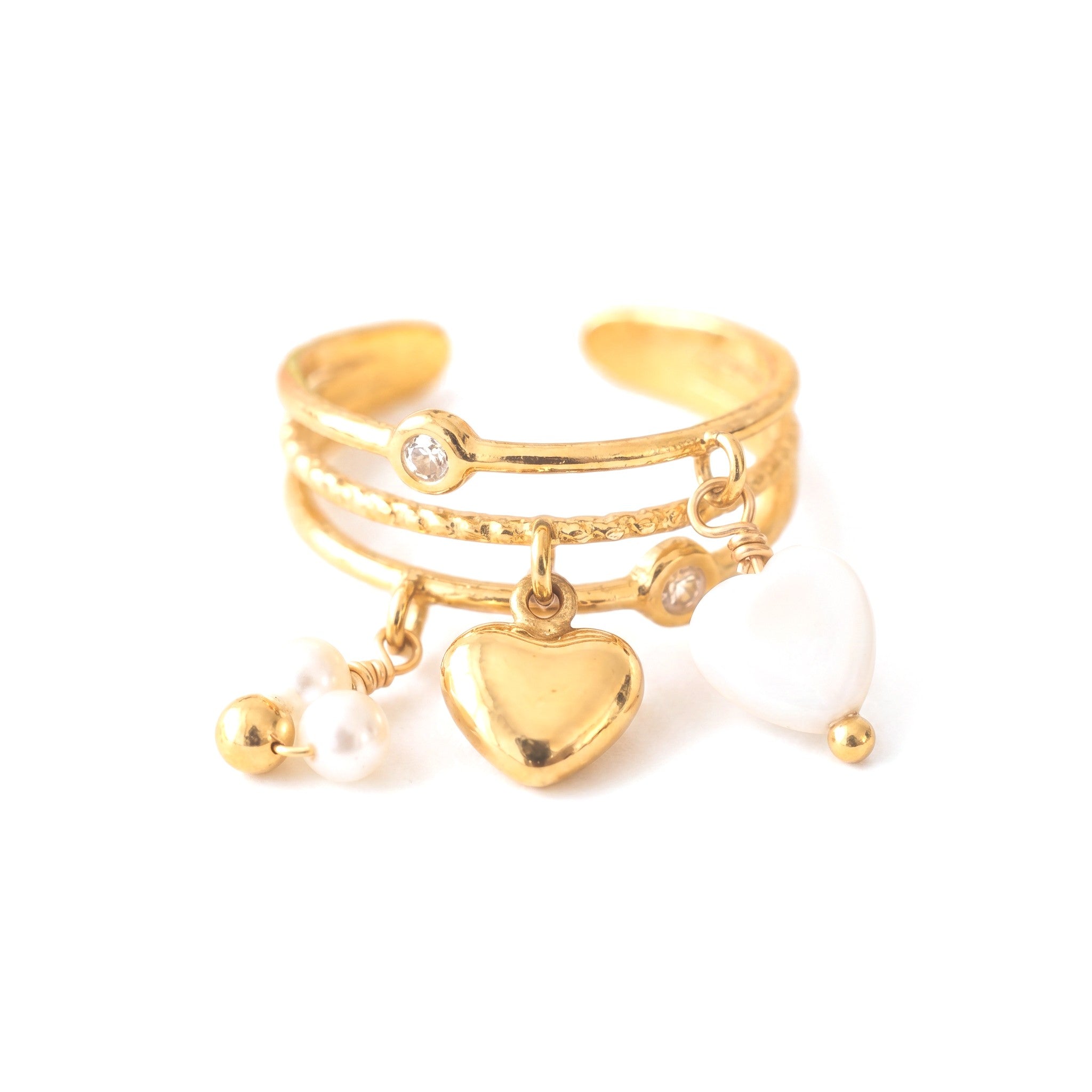 Bague Élysande | Acier inoxydable 316L