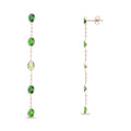 Boucles d'oreille Stone rondes | Acier inoxydable 316 L