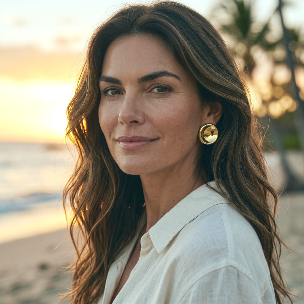Boucles d'oreilles Miroa | Acier inoxydable 316L