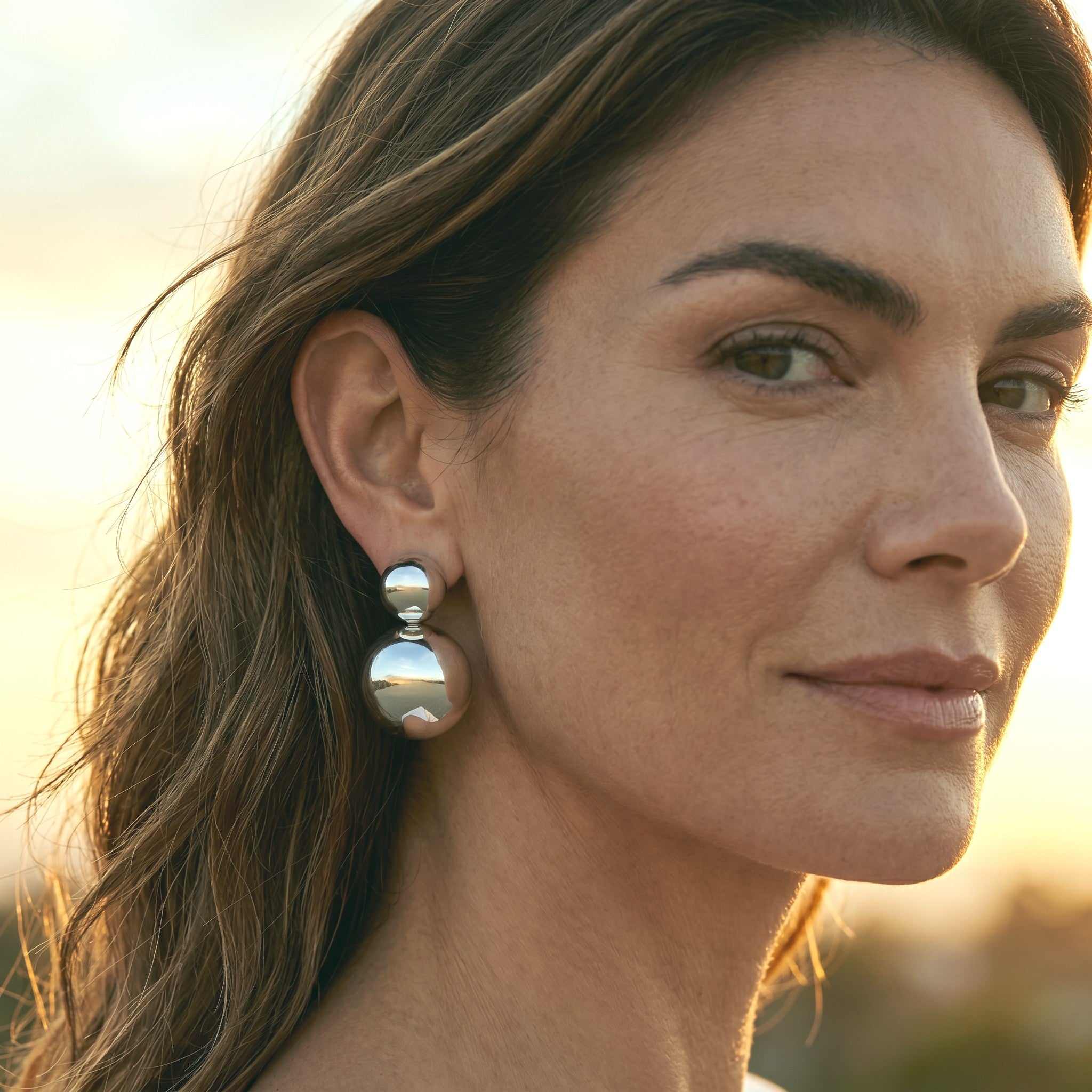 Boucles d'oreilles Boréale | Acier inoxydable 316L