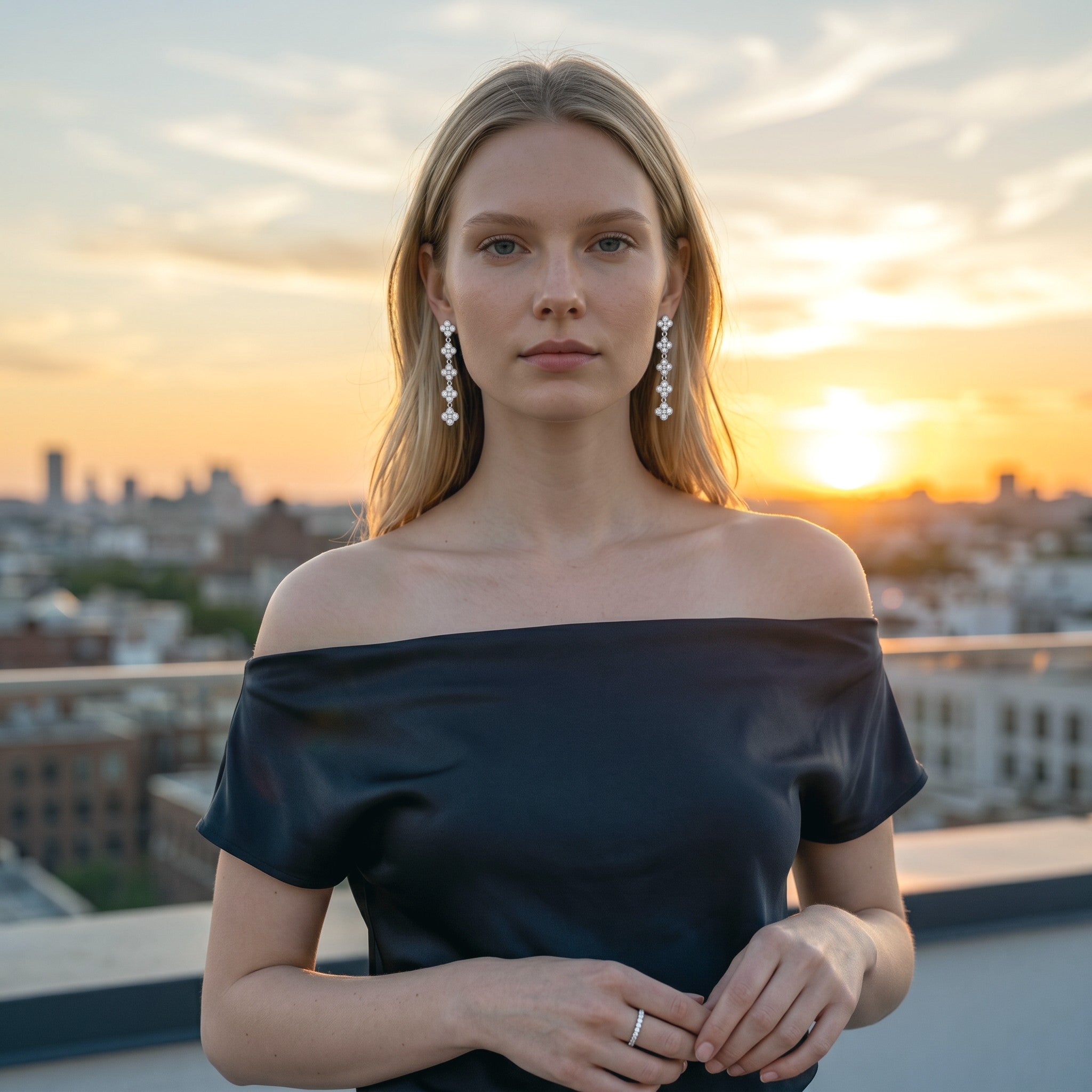 Boucles d'oreilles Floréva | Acier inoxydable 316L