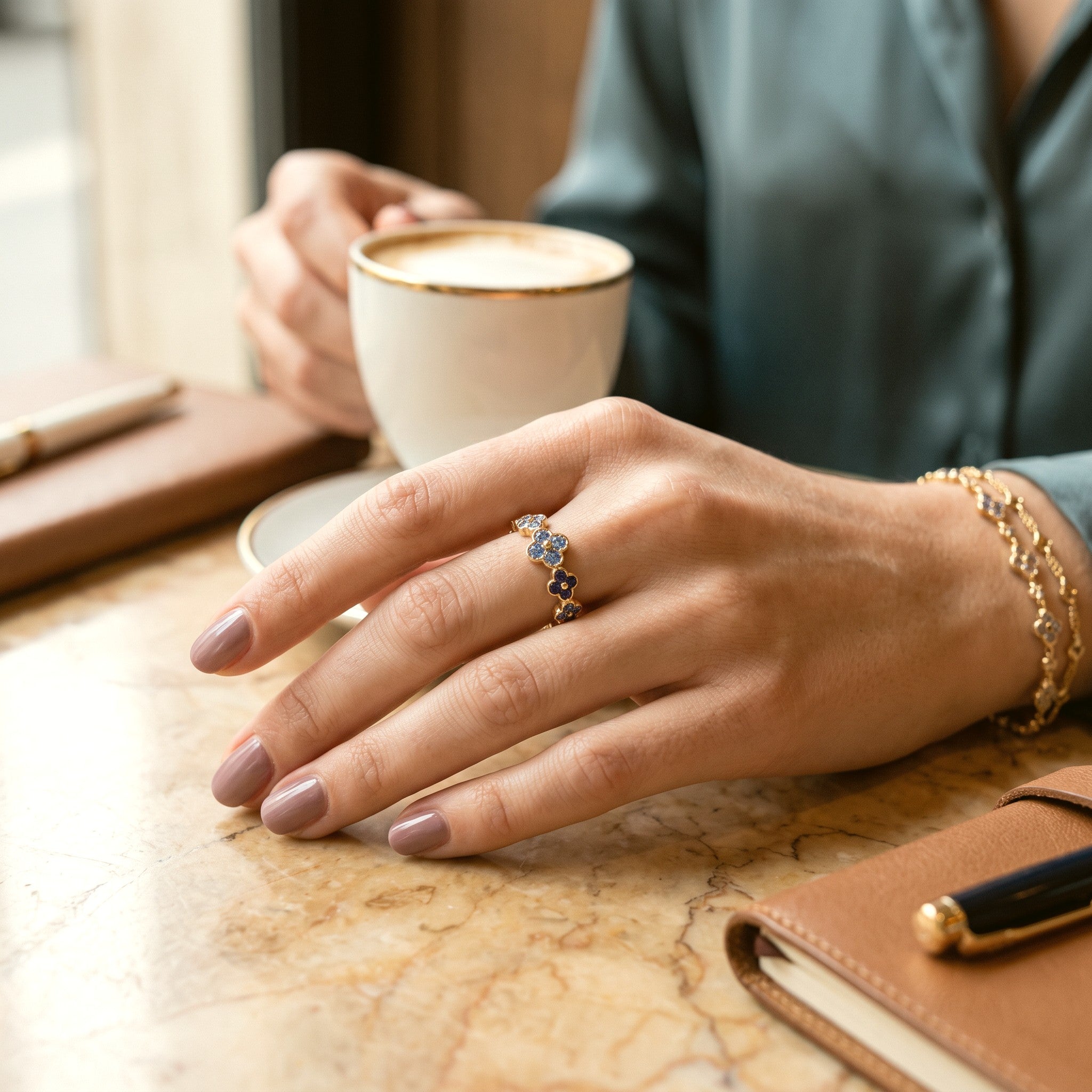 Bague Lucky ajustable | Acier inoxydable 316L