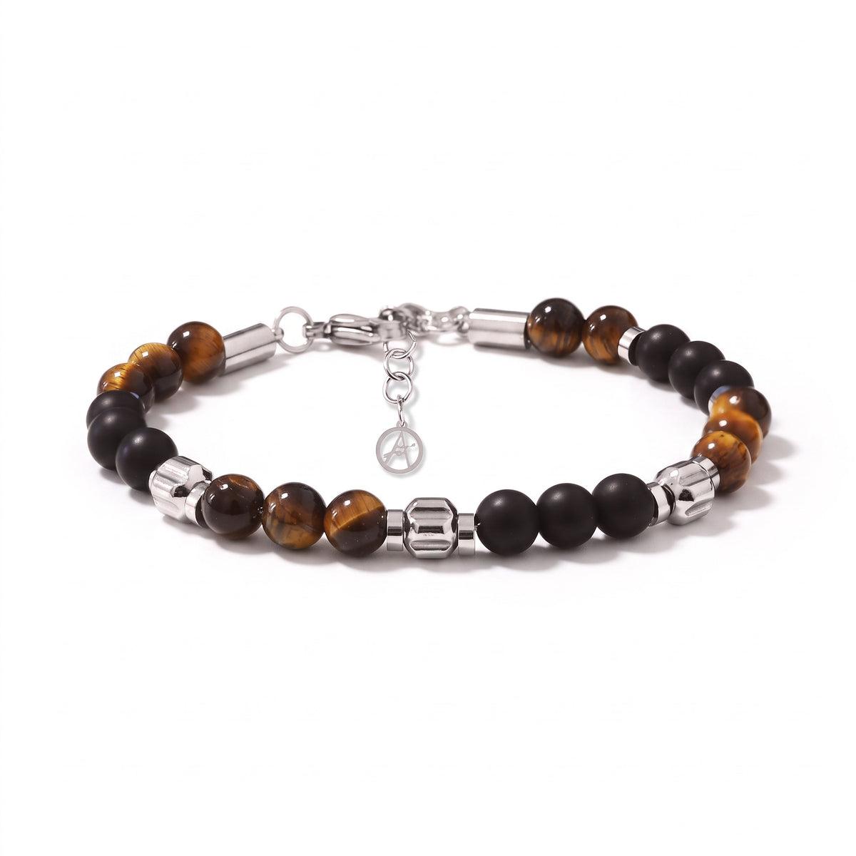 Bracelet homme pierres naturelles | Acier inoxydable 316L
