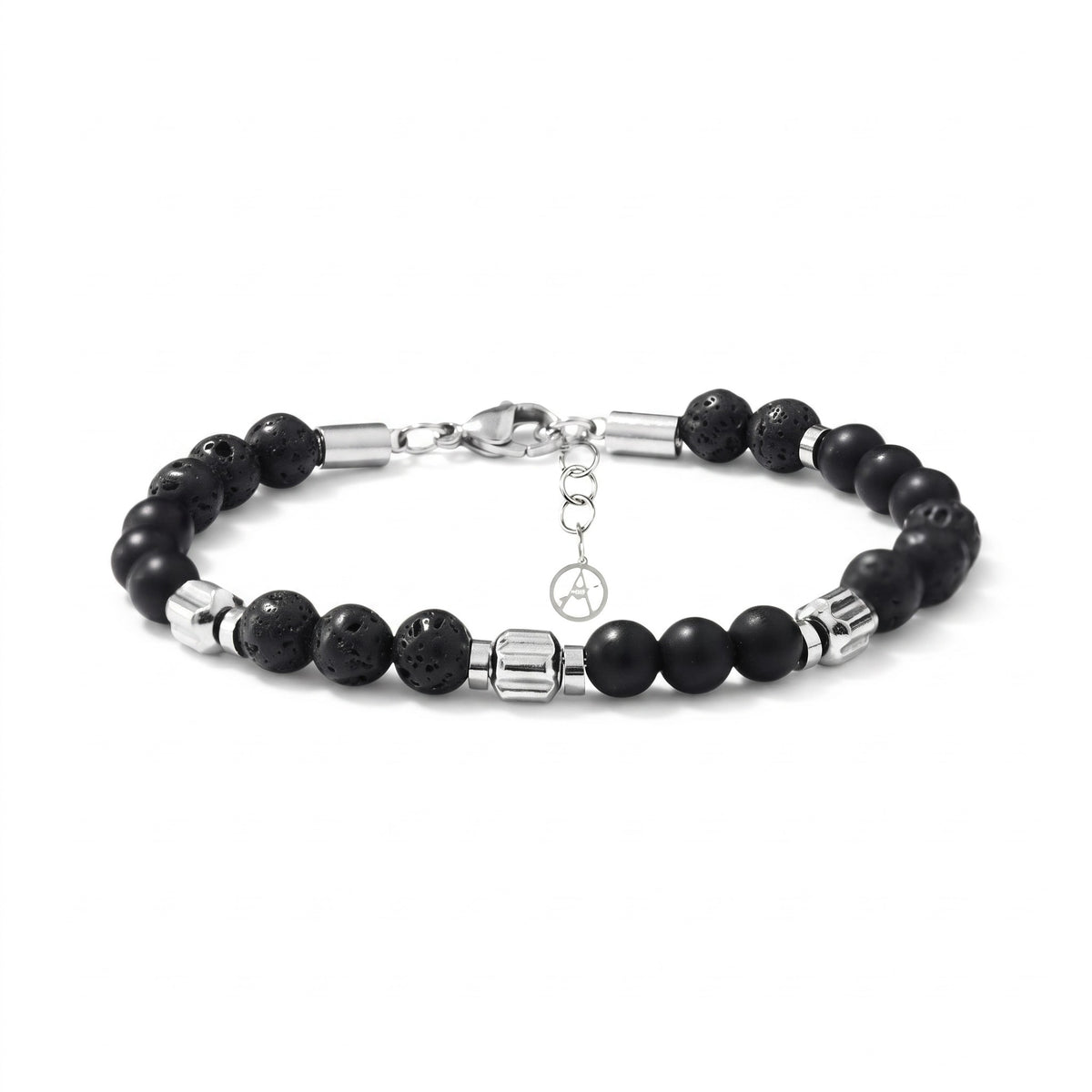 Bracelet homme pierres naturelles | Acier inoxydable 316L