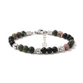 Bracelet homme pierres naturelles | Acier inoxydable 316L