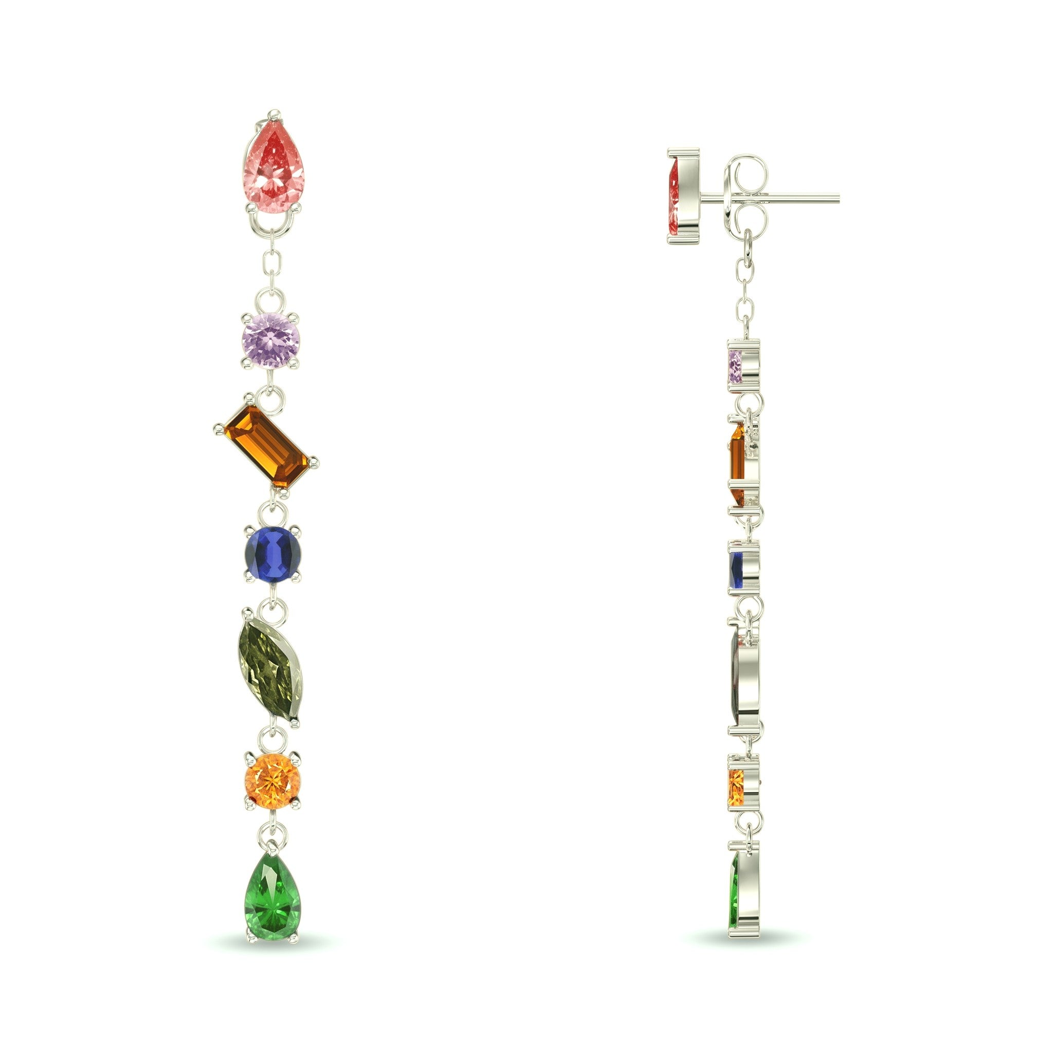 Boucles d'oreille Stone | Acier inoxydable 316 L